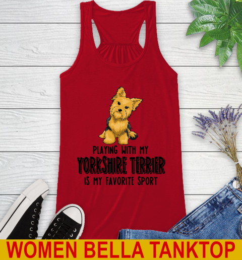 Playing with my yorkshire terrier is my favorite sport 40