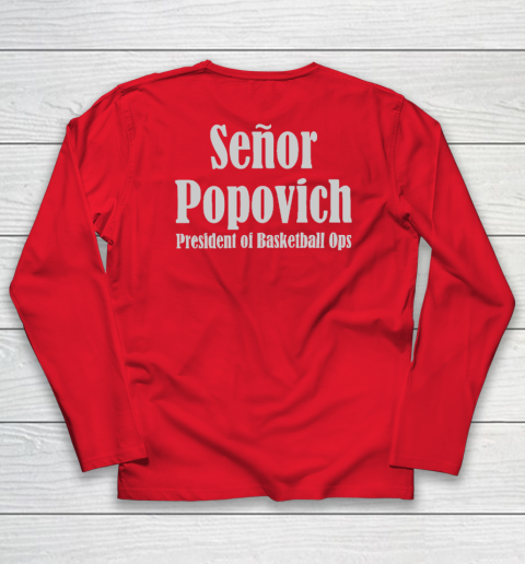 Coach Pop El Jefe (print on front and back) Long Sleeve T-Shirt 12