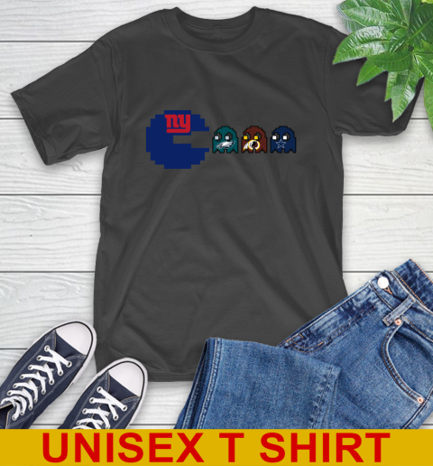 New York Giants NFL Football Pac Man Champion T-Shirt 2