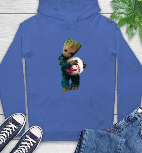 MLB Groot Guardians Of The Galaxy Baseball Sports Cleveland Indians Hoodie 9
