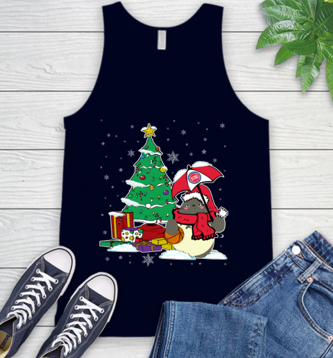 Detroit Pistons NBA Basketball Cute Tonari No Totoro Christmas Sports Tank Top 2