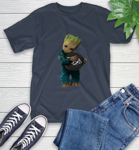 NHL Groot Guardians Of The Galaxy Of The Galaxy Hockey Sports Nashville Predators T-Shirt 4