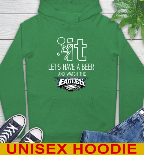 Philadelphia Eagles Football NFL Let's Have A Beer And Watch Your Team Sports Hoodie 8