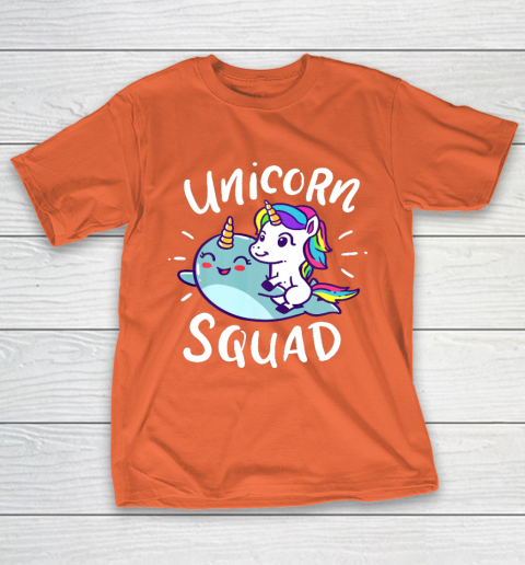 Unicorn Squad Narwhal Funny Cute Birthday Party Present Gift T-Shirt 14