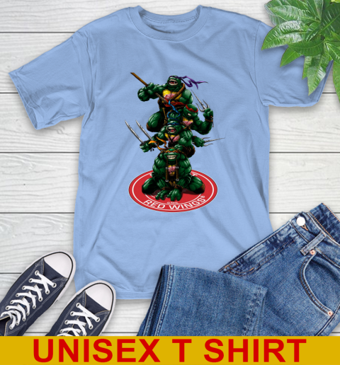 NHL Hockey Detroit Red Wings Teenage Mutant Ninja Turtles Shirt T-Shirt 11