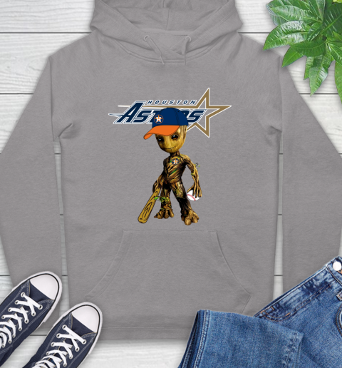 MLB Houston Astros Groot Guardians Of The Galaxy Baseball Hoodie 6