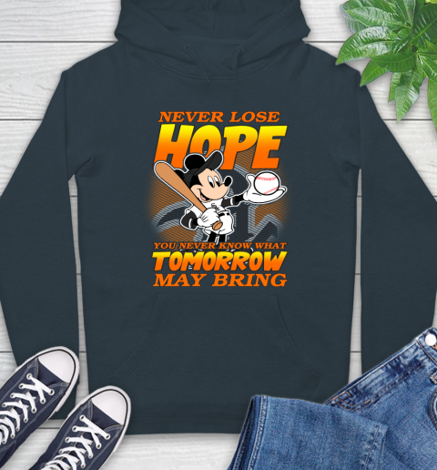 Chicago White Sox MLB Baseball Mickey Disney Never Lose Hope Hoodie 7