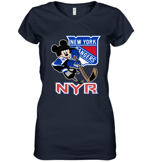 NHL New York Rangers Mickey Mouse Disney Hockey T Shirt Sweatshirt