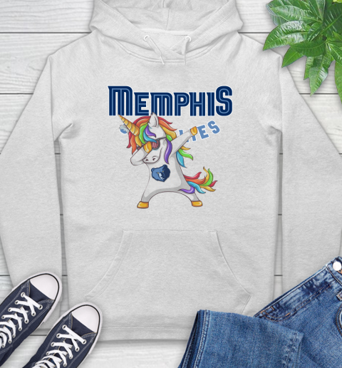 Memphis Grizzlies NBA Basketball Funny Unicorn Dabbing Sports Hoodie