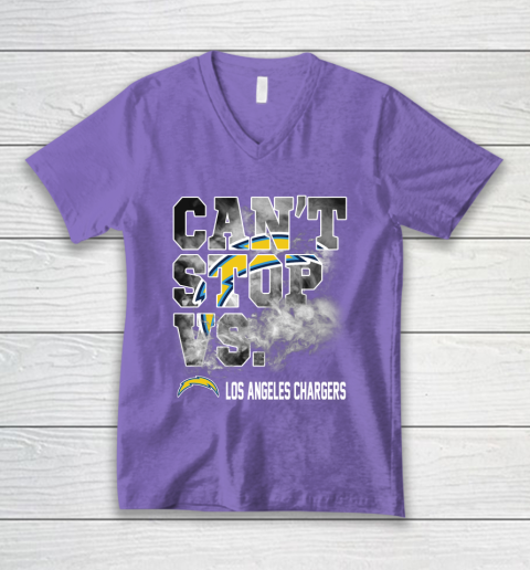 NFL Los Angeles Chargers Can't Stop Vs V-Neck T-Shirt 8