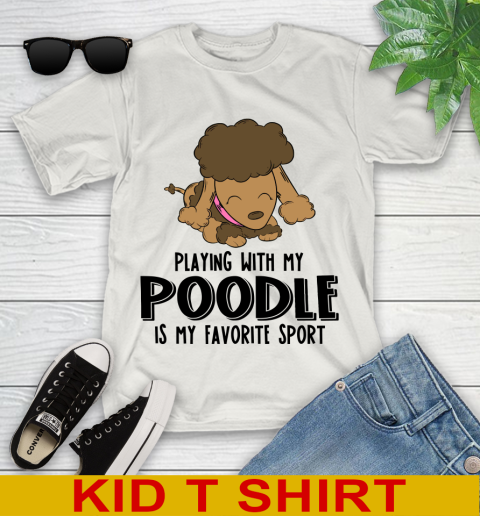 Playing with my poodle is my favorite sport 96