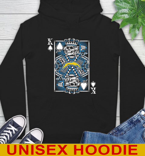 Los Angeles Chargers NFL Football The King Of Spades Death Cards Shirt Hoodie