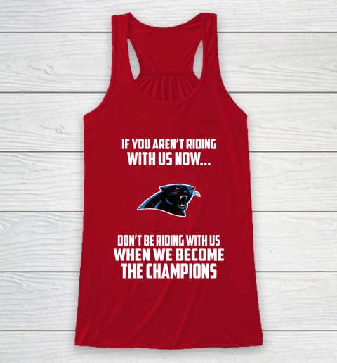 NFL Carolina Panthers Football We Become The Champions Racerback Tank 4