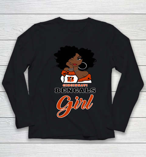 Cincinnati Bengals Girl NFL Youth Long Sleeve