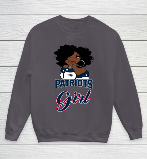 New England Patriots Girl NFL Youth Sweatshirt 6