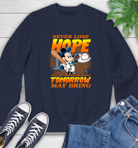 Kansas City Royals MLB Baseball Mickey Disney Never Lose Hope Sweatshirt 2