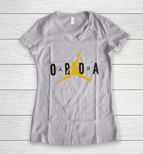 Air Jordan 12 University Gold Women's V-Neck T-Shirt