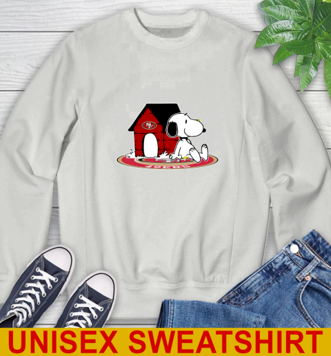 NFL Football San Francisco 49ers Snoopy The Peanuts Movie Shirt Sweatshirt 5