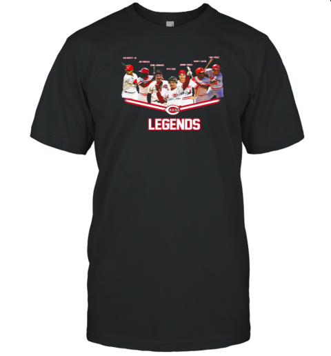 Legends Cincinnati Reds Baseball Team T Shirt T-Shirt