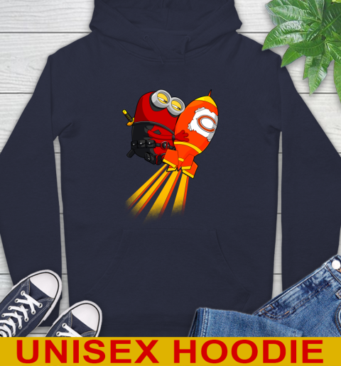 NFL Football Chicago Bears Deadpool Minion Marvel Shirt Hoodie 3