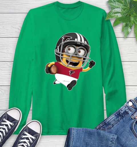NFL Atlanta Falcons Minions Disney Football Sports Long Sleeve T-Shirt 7