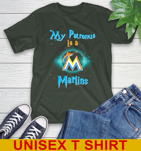 MLB Baseball Harry Potter My Patronus Is A Miami Marlins T-Shirt 6