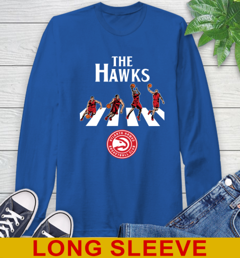 NBA Basketball Atlanta Hawks The Beatles Rock Band Shirt Long Sleeve T-Shirt 11