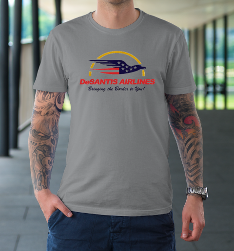 DeSantis Airlines Funny Political Meme Ron DeSantis T-Shirt 3