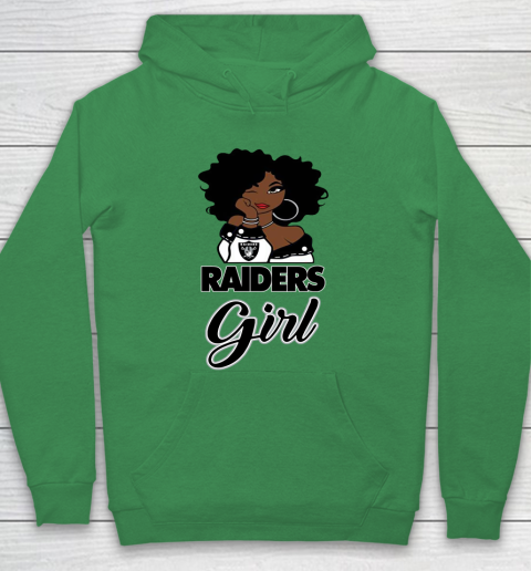 Oakland Raiders Girl NFL Hoodie 8