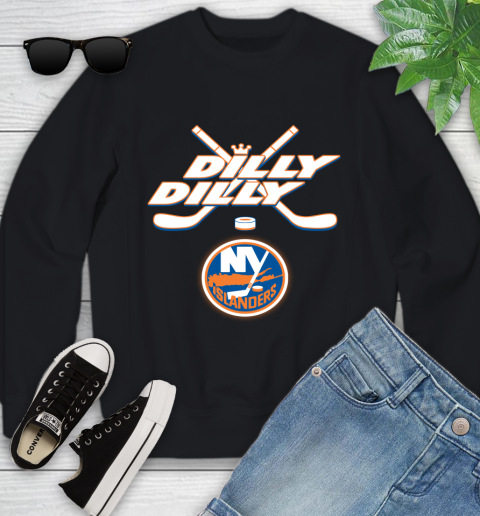 NHL New York Islanders Dilly Dilly Hockey Sports Youth Sweatshirt 2