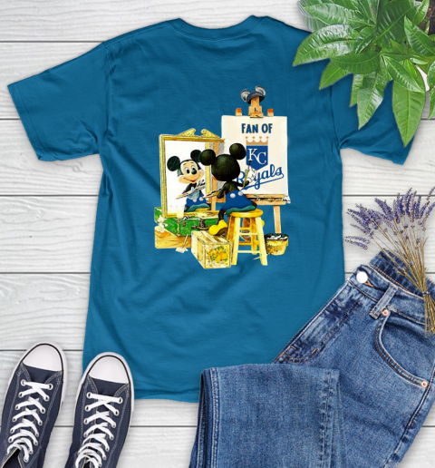 MLB Baseball Kansas City Royals Mickey Drawing Shirt 89