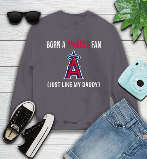 MLB Baseball Los Angeles Angels Loyal Fan Just Like My Daddy Shirt Youth Sweatshirt 5 MLB Baseball Los Angeles Angels Loyal Fan Just Like My Daddy Shirt Youth Sweatshirt - Image 5