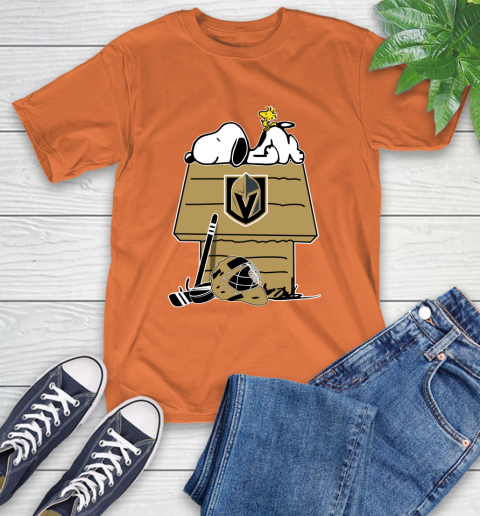 Vegas Golden Knights NHL Hockey Snoopy Woodstock The Peanuts Movie T-Shirt 5