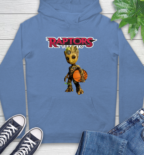 Toronto Raptors NBA Basketball Groot Marvel Guardians Of The Galaxy Hoodie 11