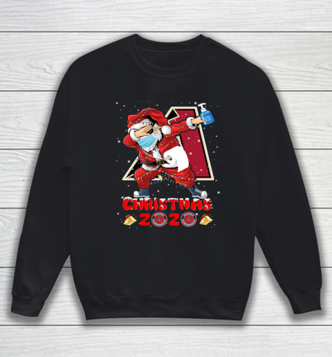 Arizona Diamondbacks Funny Santa Claus Dabbing Christmas 2020 MLB Sweatshirt
