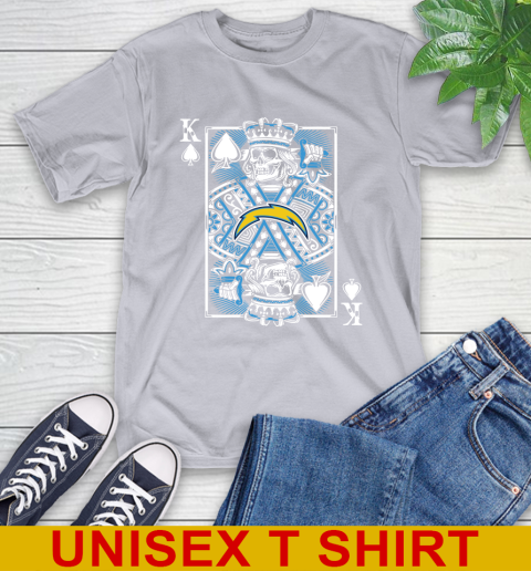 Los Angeles Chargers NFL Football The King Of Spades Death Cards Shirt T-Shirt 5