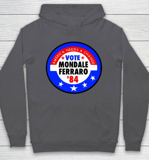 Walter Mondale and Geraldine Ferraro Campaign Button Hoodie 4