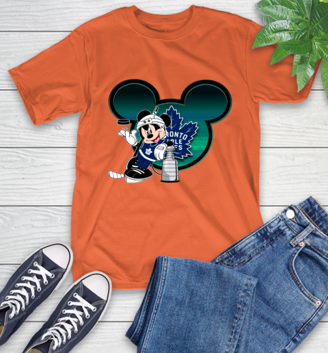 NHL Toronto Maple Leafs Stanley Cup Mickey Mouse Disney Hockey T Shirt T-Shirt 5