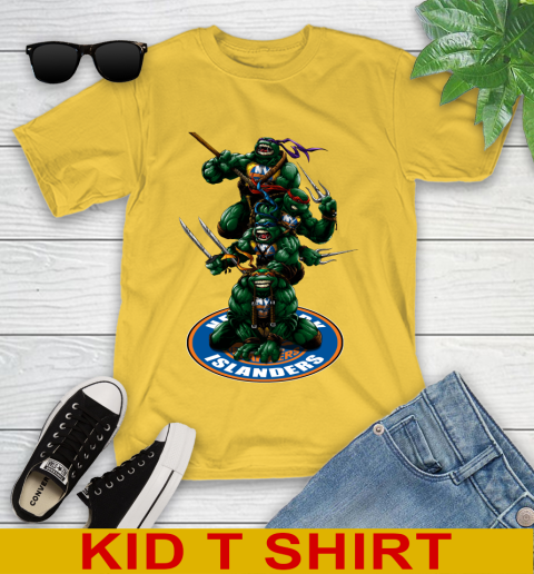NHL Hockey New York Islanders Teenage Mutant Ninja Turtles Shirt Youth T-Shirt 8
