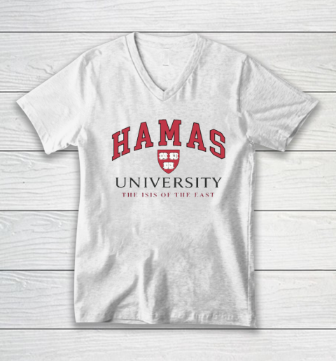 Hamas University Funny V-Neck T-Shirt