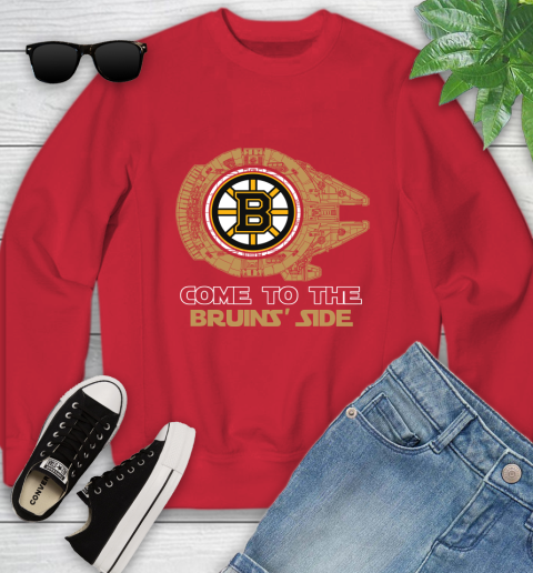 NHL Come To The Boston Bruins Wars Hockey Sports Youth Sweatshirt 8