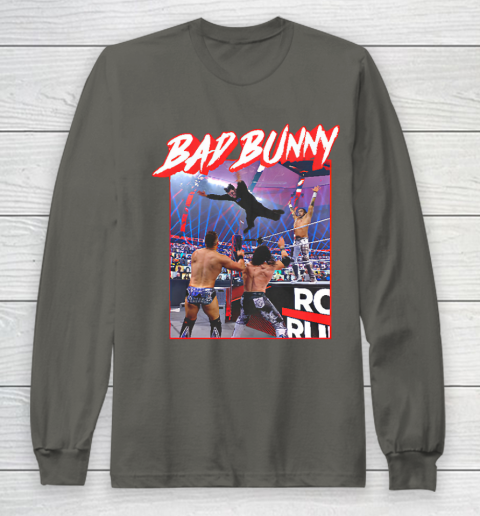 Bad Bunny WWE Long Sleeve T-Shirt 5