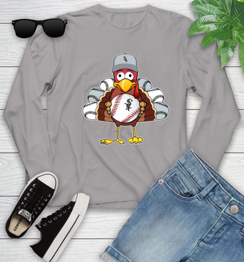 Chicago White Sox Turkey thanksgiving Youth Long Sleeve 5