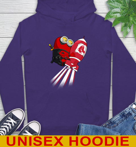 MLB Baseball Boston Red Sox Deadpool Minion Marvel Shirt Hoodie 5