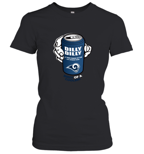 Bud Light Dilly Dilly! Los Angeles Rams Birds Of A Cooler Women's T-Shirt