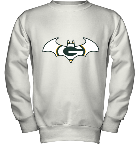 We Are The Green Bay Packers Batman NFL Mashup Youth Sweatshirt