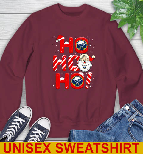 Buffalo Sabres NHL Hockey Ho Ho Ho Santa Claus Merry Christmas Shirt Sweatshirt 6