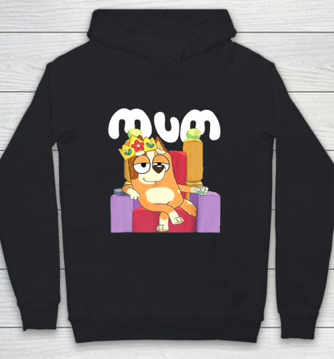 Blueys Mom Queen Youth Hoodie