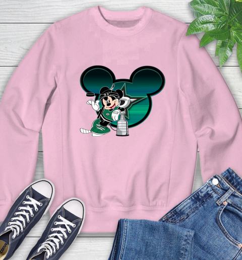 NHL Dallas Stars Stanley Cup Mickey Mouse Disney Hockey T Shirt Sweatshirt 9
