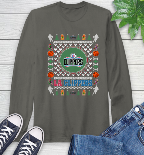 LA Clippers Merry Christmas NBA Basketball Loyal Fan Ugly Shirt 64